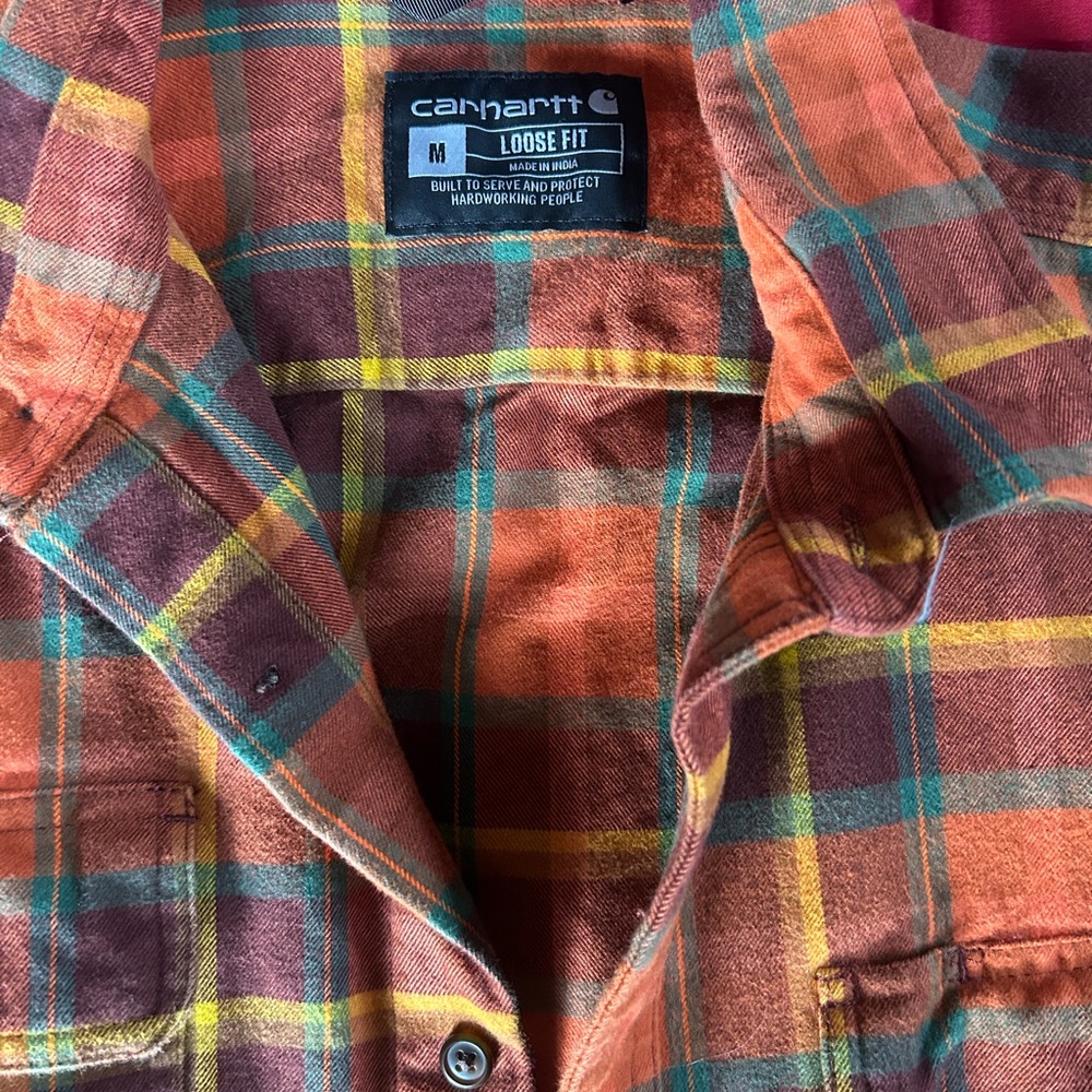 Men’s Carhartt loose fit flannel